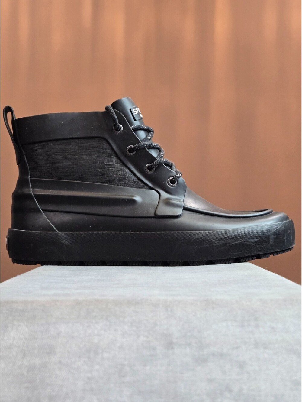 Sperry Sleet Lace Up Duck Boots - Black (14106652) Men's 9